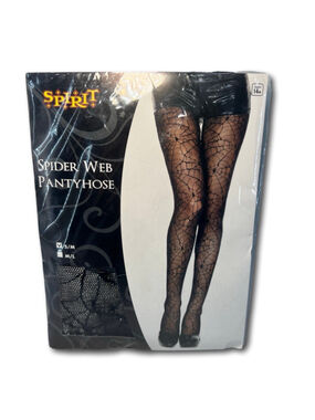 Spirit Spider Web Pantyhose Size Small Medium Sealed New